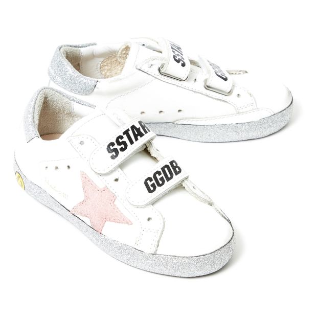 Basket Scratchs Cuir Semelle Pailletée Old School-product