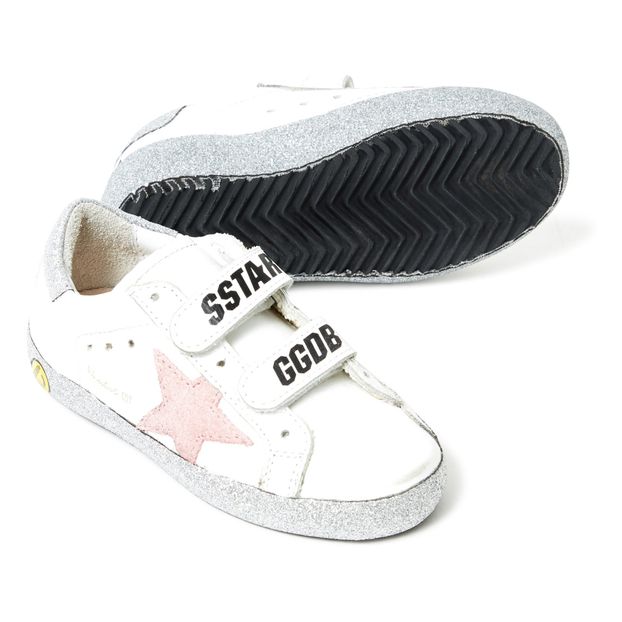 Basket Scratchs Cuir Semelle Pailletée Old School-product