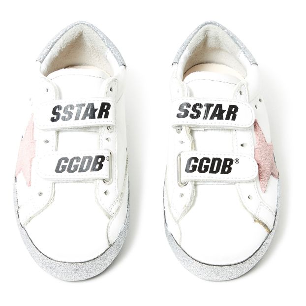 Basket Scratchs Cuir Semelle Pailletée Old School-product