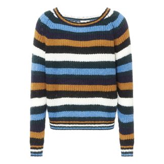 Emile et Ida Gestreifter Mohair-Pullover - Damenkollektion --listing