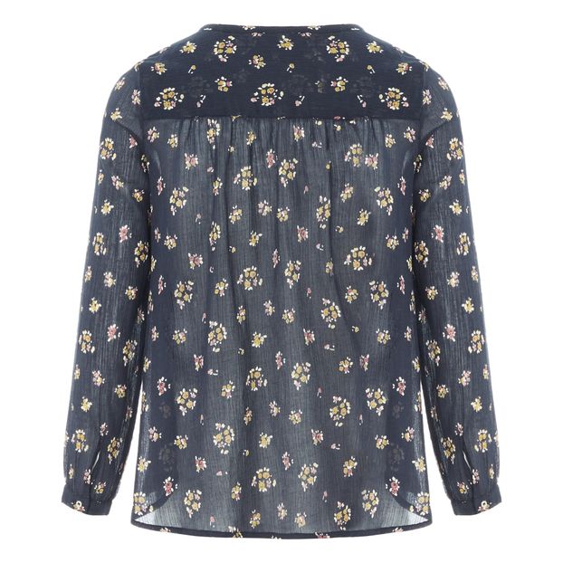 Printed Crêpe Blouse - Women's Collection - -product