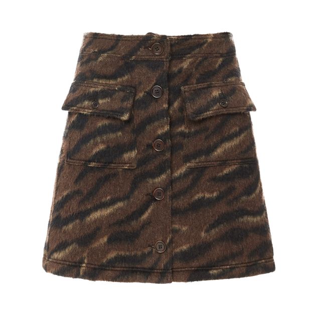 Tiger Jacquard Skirt-product