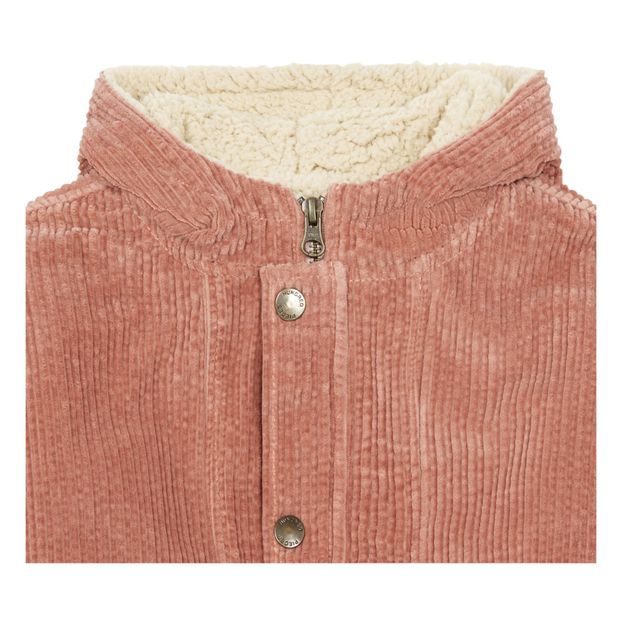 Fake fur-lined velour jacket-product