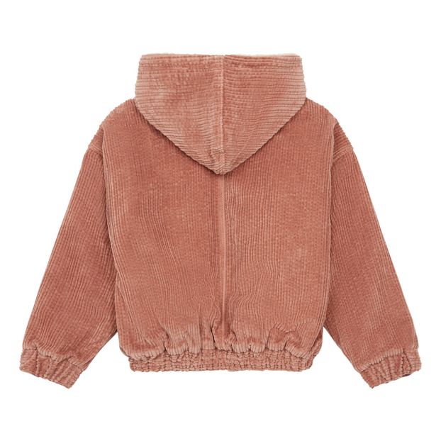 Fake fur-lined velour jacket-product