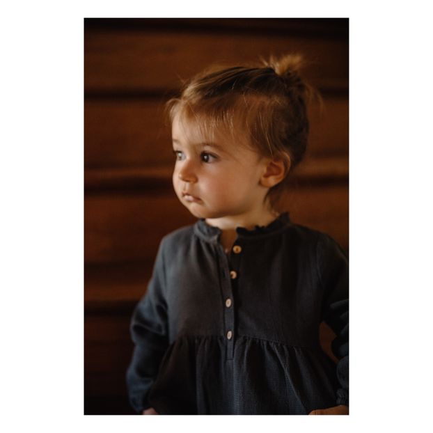 Vestido Nido de abeja de algodón orgánico-product