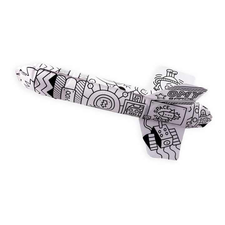 Rocket 3D Paper Colouring Air Toy- Product image n°2