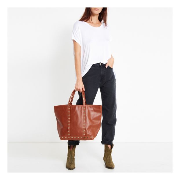 Tote medio in pelle Oeillets-product