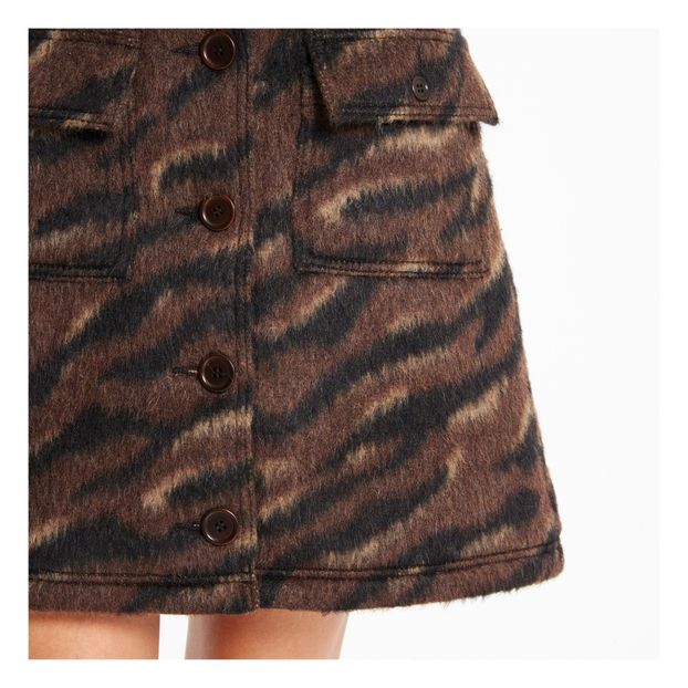 Tiger Jacquard Skirt-product