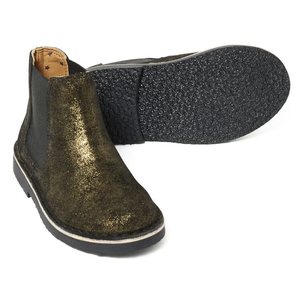 Elasticated Glitter Boots-product