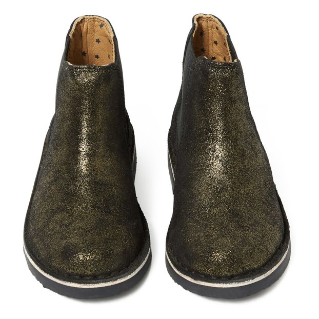 Elasticated Glitter Boots-product