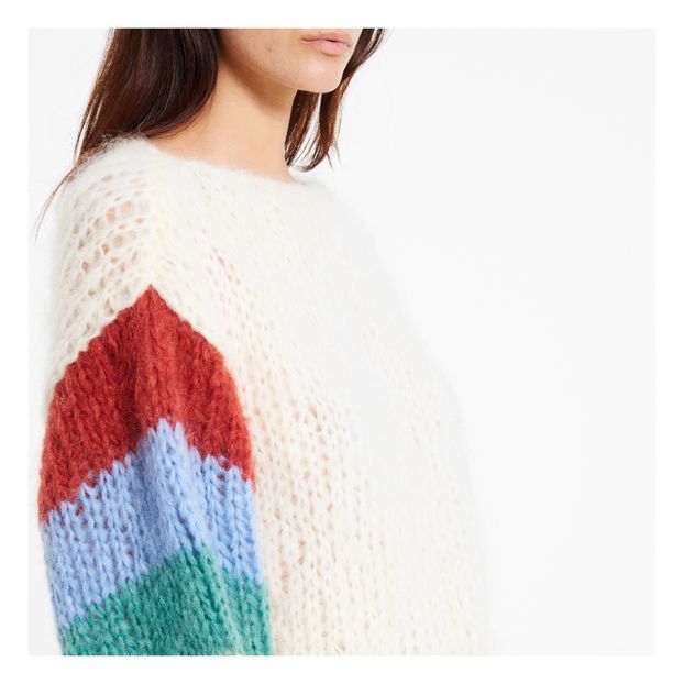 Pull Mohair Manches Tricolores-product
