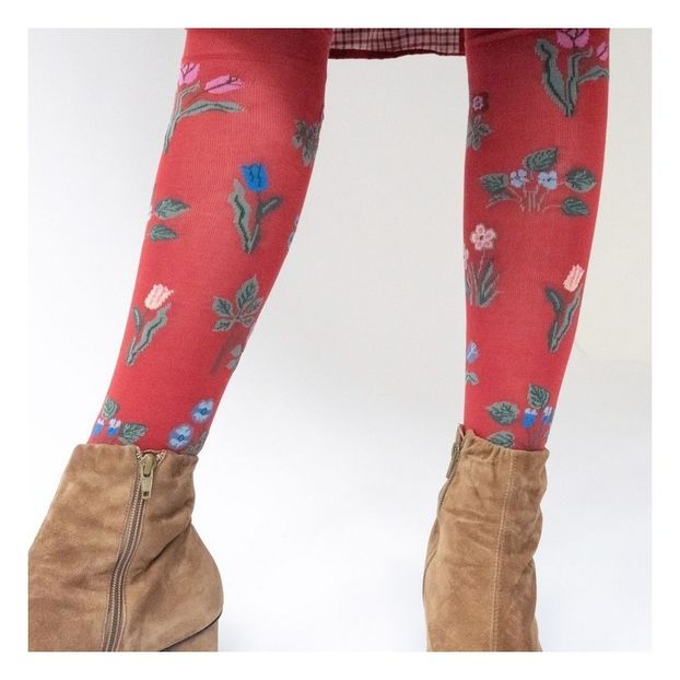 Calcetas flores Incarnat-product