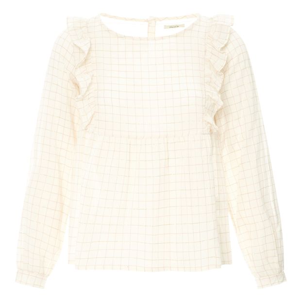 Blouse Carreaux Lurex - Collection Femme --product