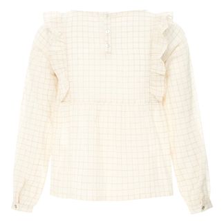 Emile et Ida Karierte Lurex Bluse - Damenkollektion --listing