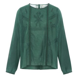 Emile et Ida Bestickte Vintage Bluse - Damenkollektion --listing