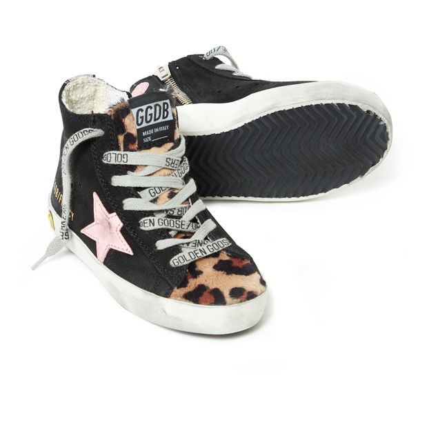 Baskets Suede Zippées Fourrées Leopard Francy-product
