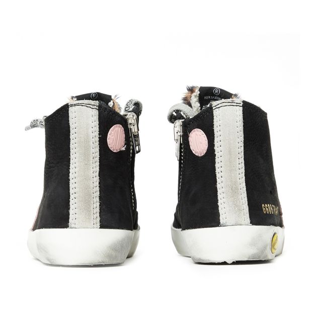 Zapatillas de ante con forro y cremallera de leopardo Francy-product