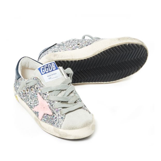Baskets Lacets Suede Glitter Superstar-product