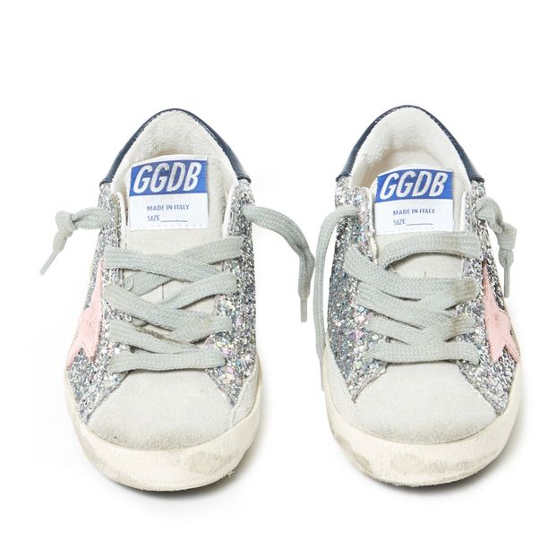 Baskets Lacets Suede Glitter Superstar-product