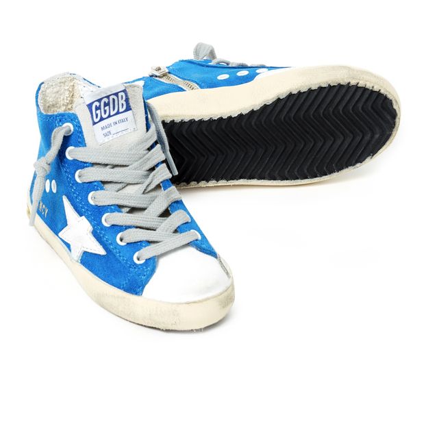 Baskets Lacets Zippées Suede Francy-product