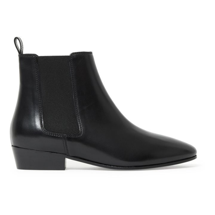 Botines Cuero n°66 Negro- Imagen del producto n°0