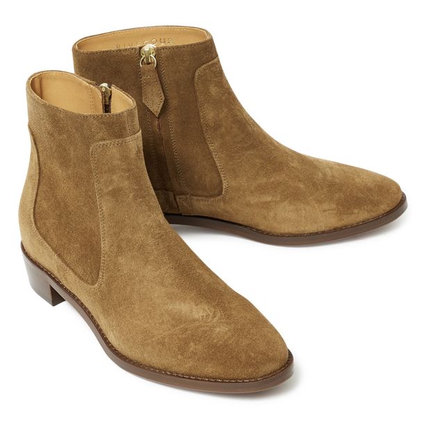 Stiefeletten Kalbsveloursleder n°67-product