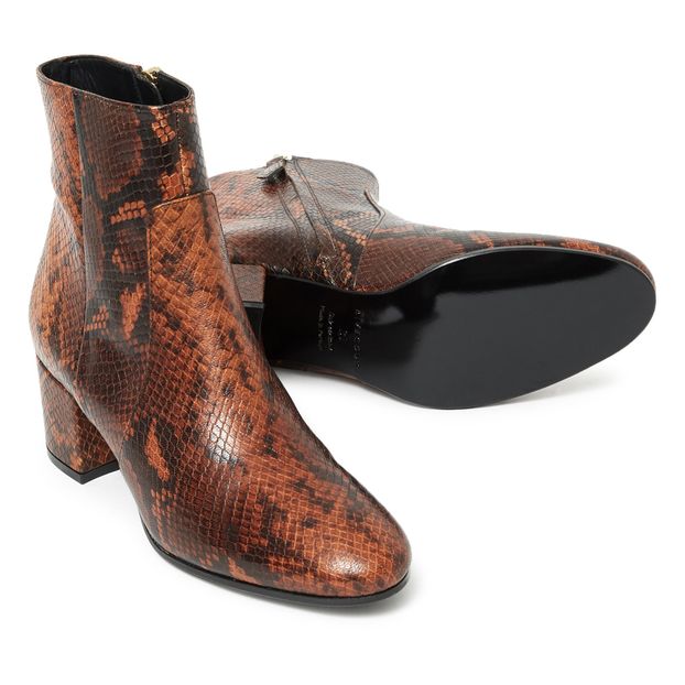 Botines Cuero Python n°298-product