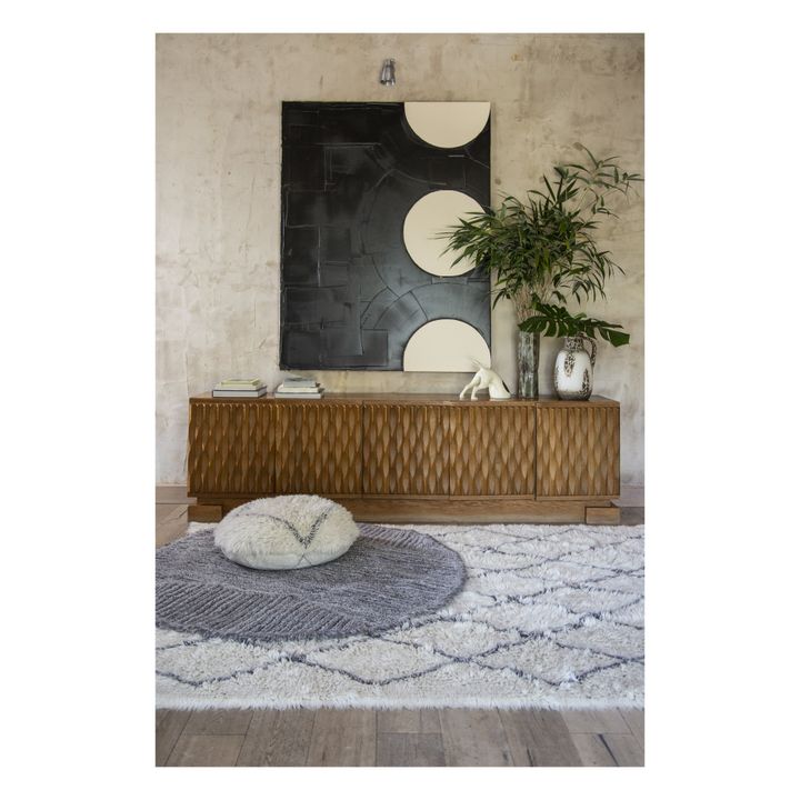 Puf Berber Soul | Blanco- Imagen del producto n°1