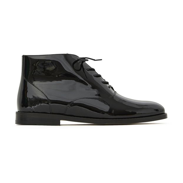 Hoher Richelieu-Schuh Leder Lack Elvis-product