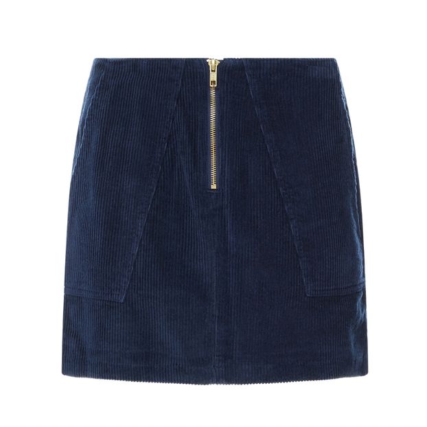 Falda de pana con cremallera-product