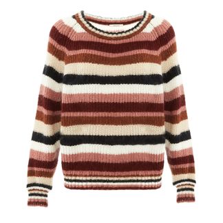 Emile et Ida Gestreifter Mohair-Pullover - Damenkollektion --listing