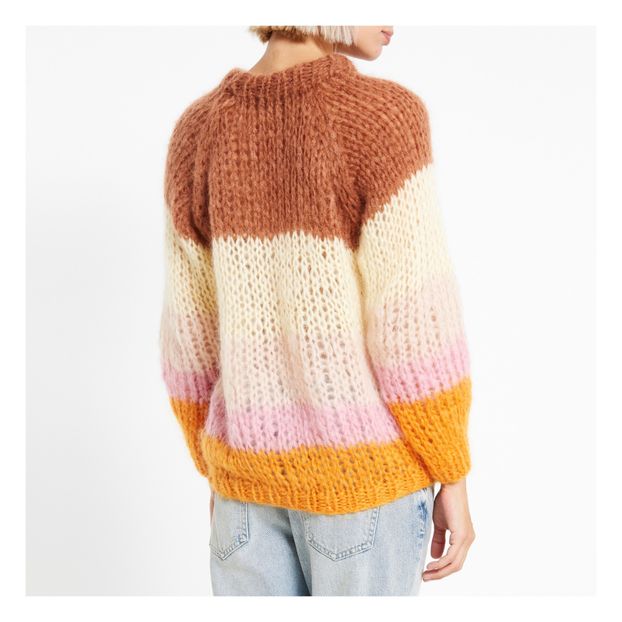 Jersey de rayas anchas Mohair-product