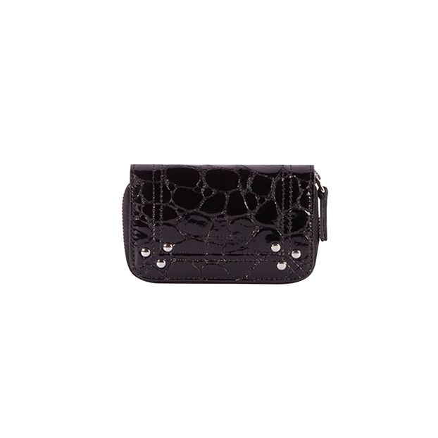 Porte-monnaie Henri Agneau Croco Vernis-product