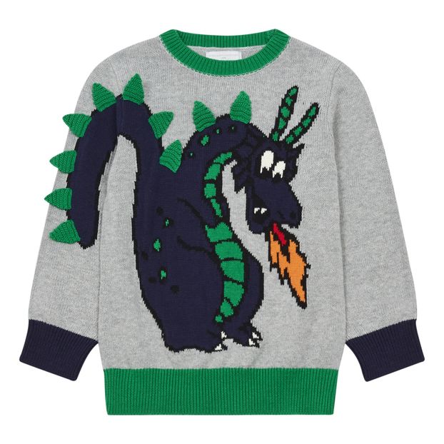 Maglione cotone bio dragone fuoco-product