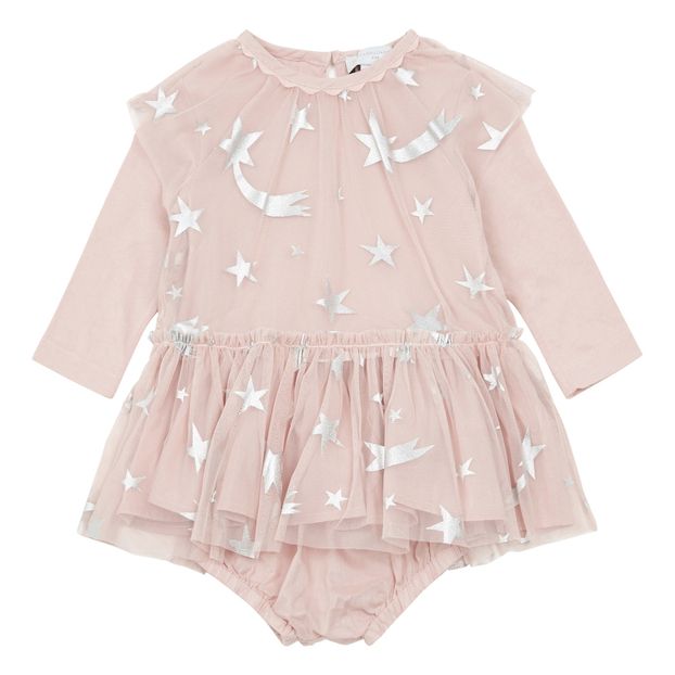 Vestido + Cubrepañal Tul Estrellas-product