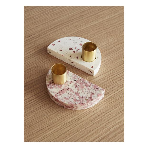 Bougeoirs en terrazzo - Set de 2-product