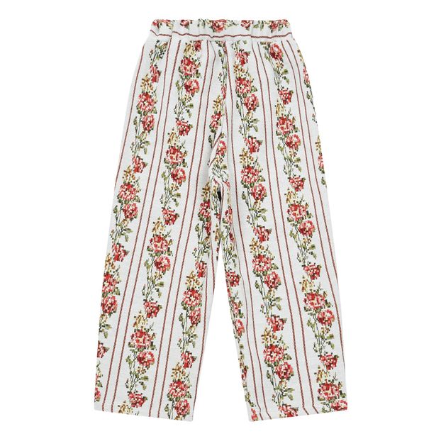 Pantalón con estampado de flores-product