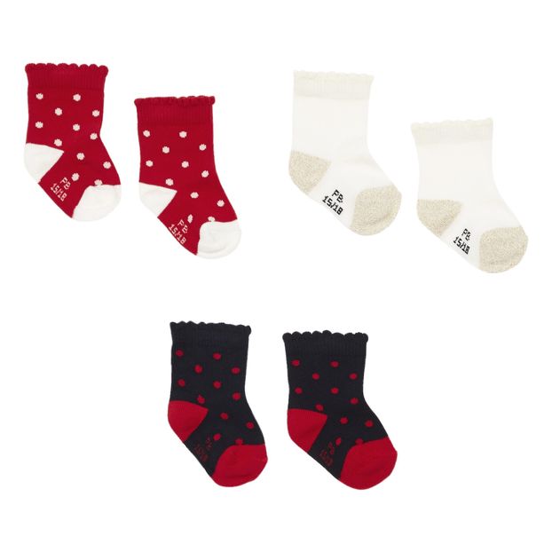 Juego de 3 Pares de Calcetines Bebé-product