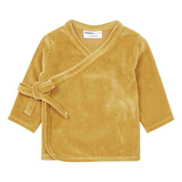 T-shirt Incrociatta nascita grasshoper velluto-product