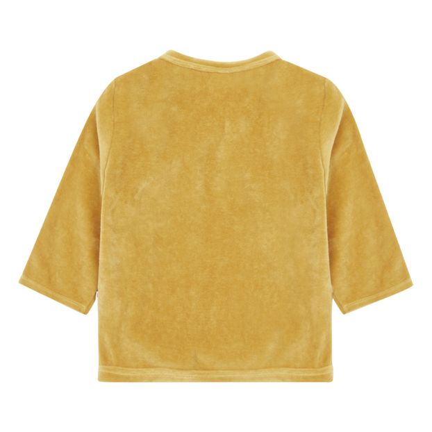 T-shirt Incrociatta nascita grasshoper velluto-product