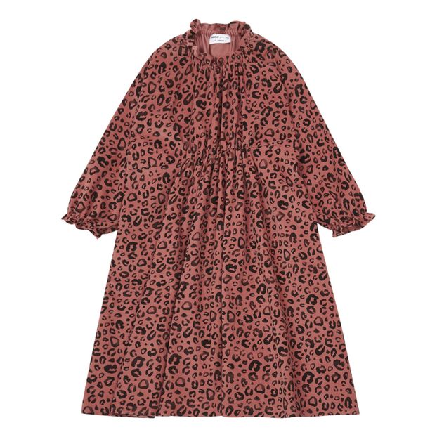 Leopard Ribbed Velvet Dress-product