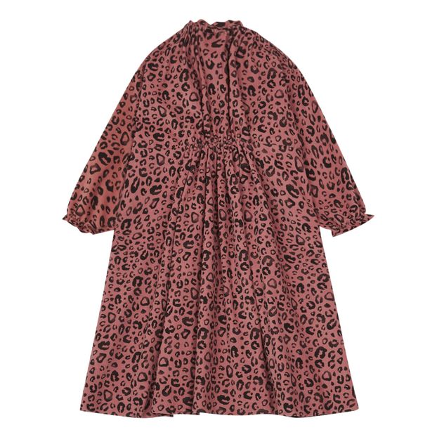 Leopard Ribbed Velvet Dress-product