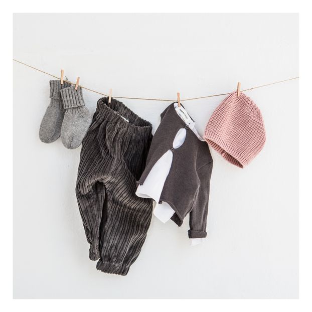 Ribbed Fleece Trousers-product