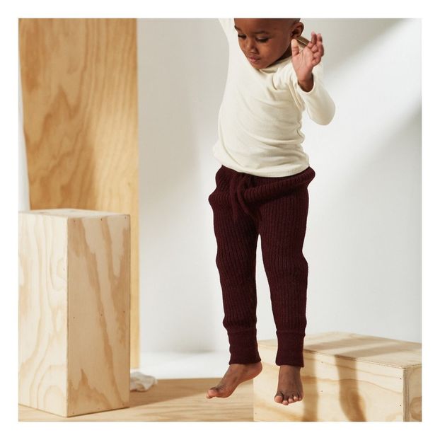 Ribbed Alpaca Wool Joggers-product