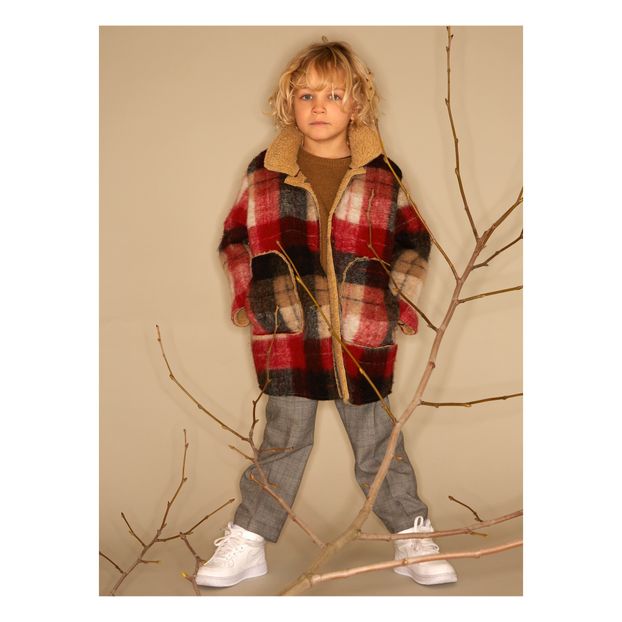 Manteau Carreaux Fourré Sherpa Cora-product