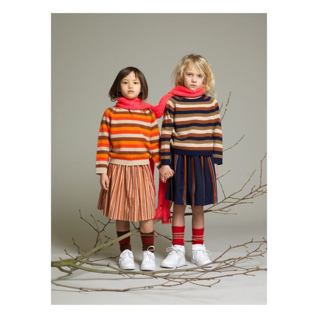Limos Striped Velvet Skirt-product