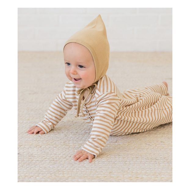 Striped Organic Cotton Babygrow-product