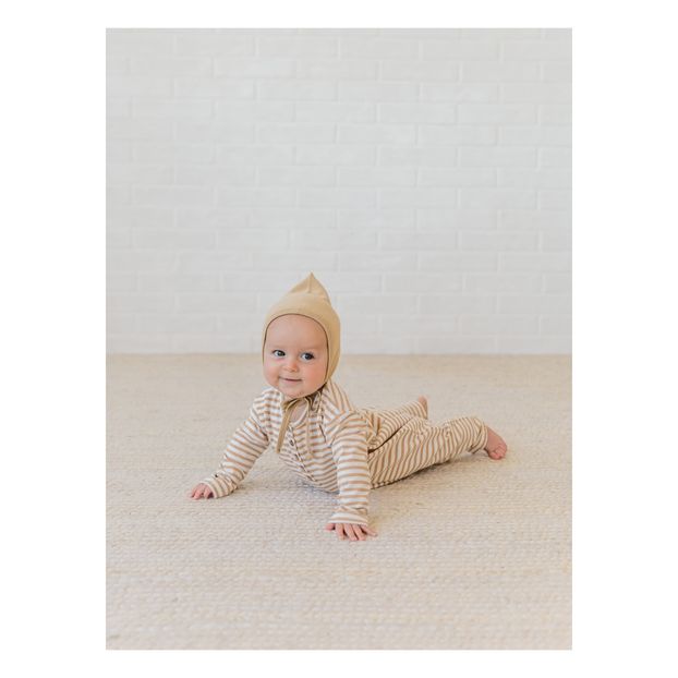 Striped Organic Cotton Babygrow-product