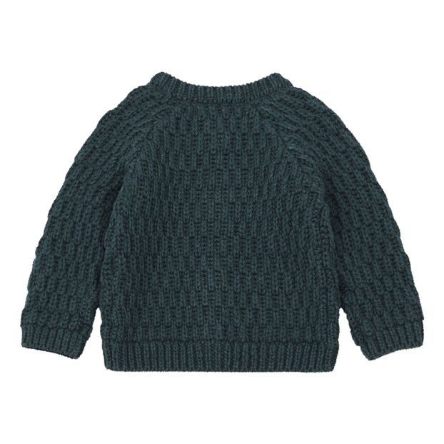 Cardigan Coton et Mérinos Gaufre-product