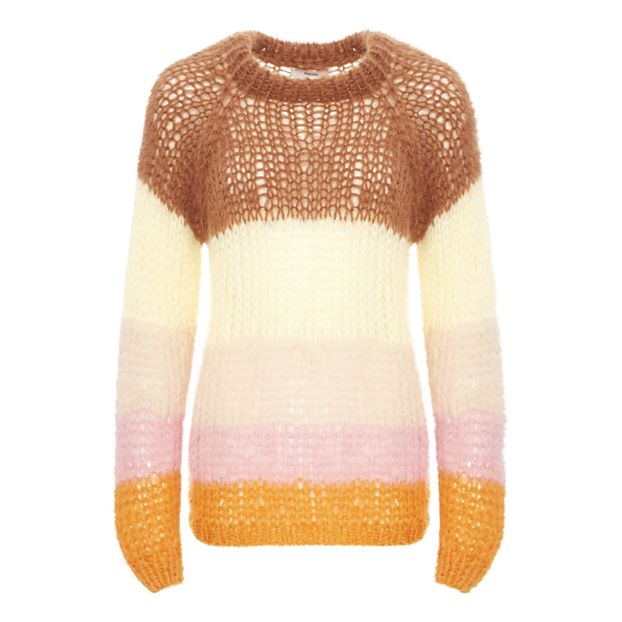 Jersey de rayas anchas Mohair-product